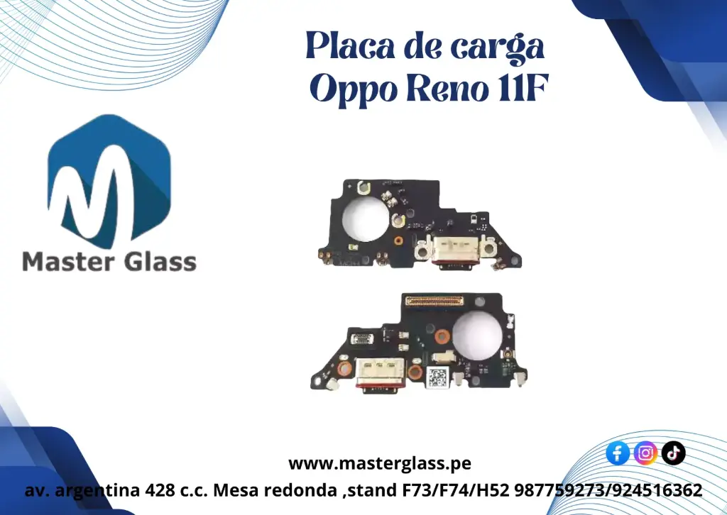 Placa de carga Oppo Reno 11F