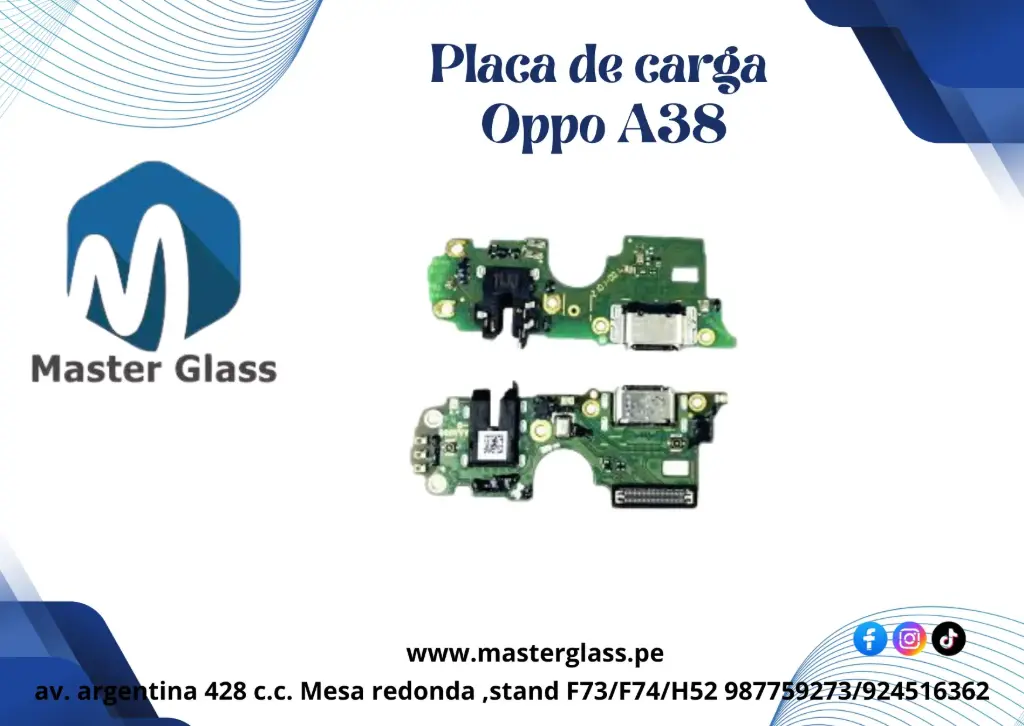 Placa de carga Oppo A38/A18 AAA