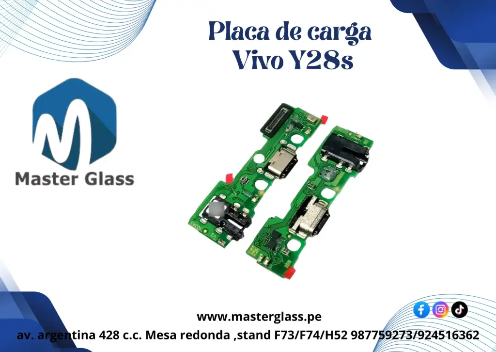 Placa de carga Vivo Y28s / Y03 / Y18 / Y18E 