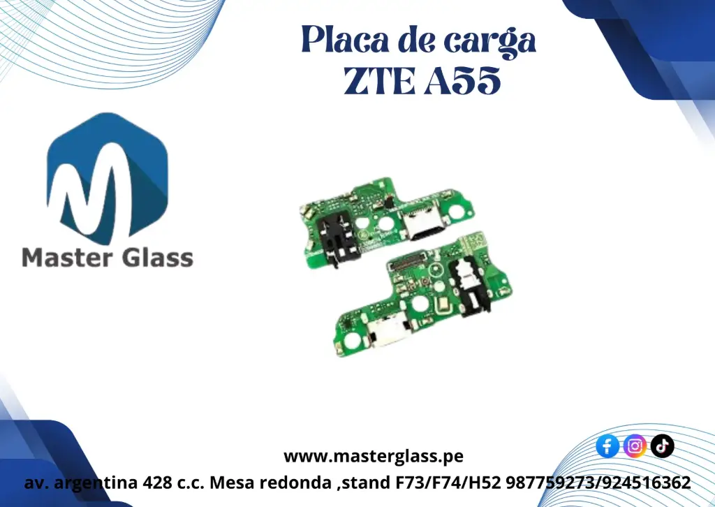Placa de carga ZTE Blade A55