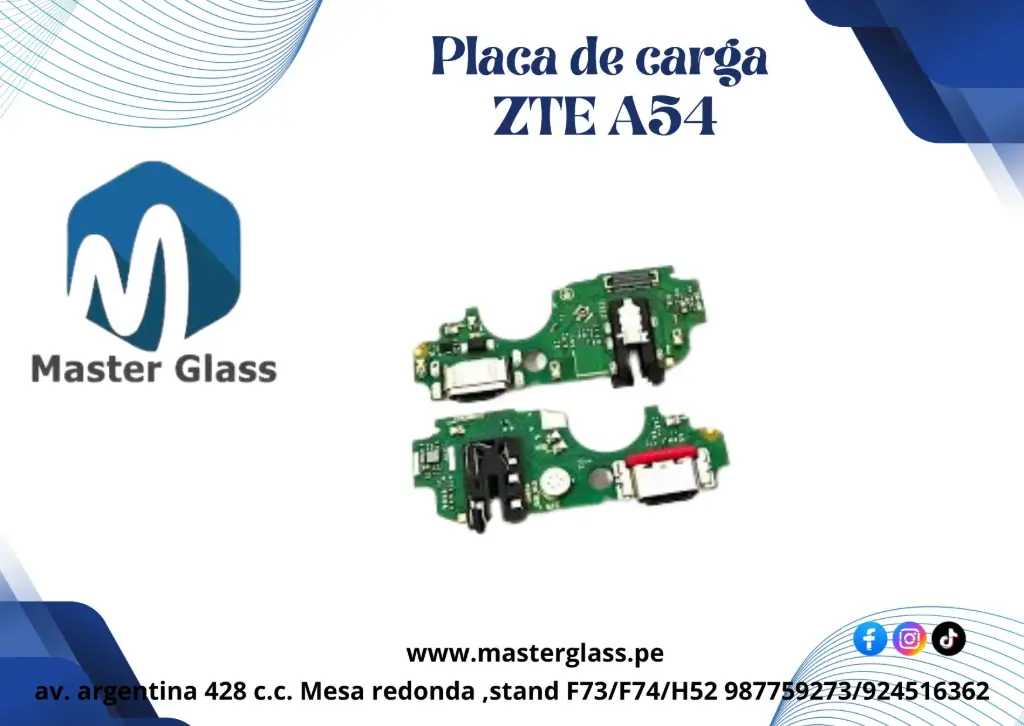 Placa de carga ZTE A54 / A34