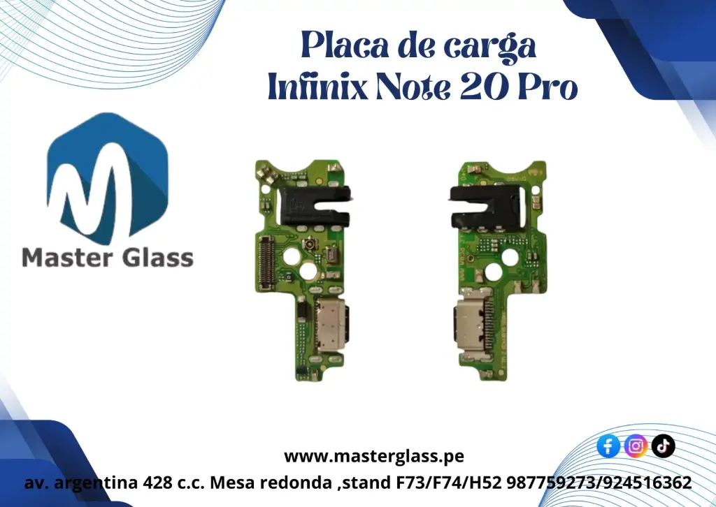 Placa de carga Infinix Note 20 Pro / Note 12 2023