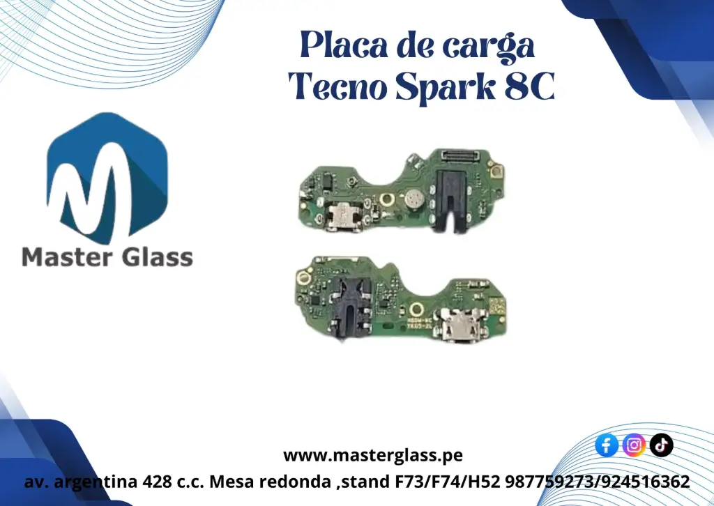 Placa de carga Tecno Spark 8C / Infinic hot 20i