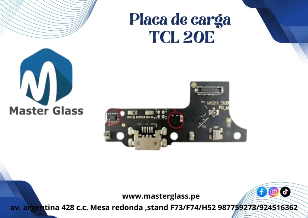 Placa de carga TCL 20E