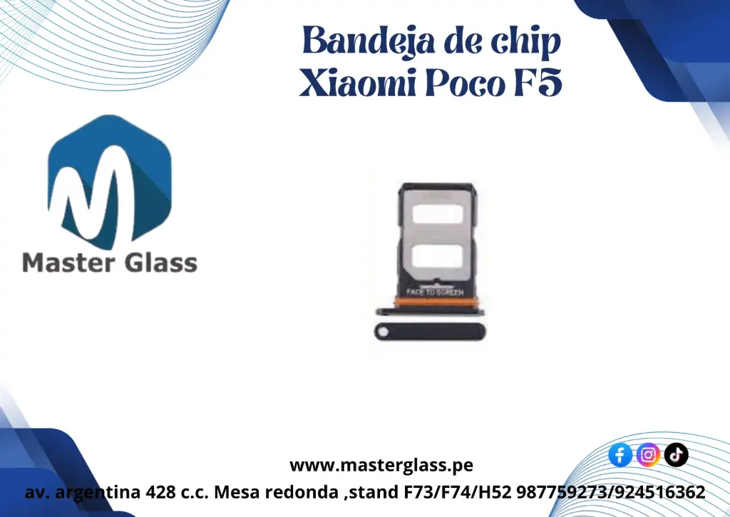 Bandeja de sim Xiaomi Poco F5