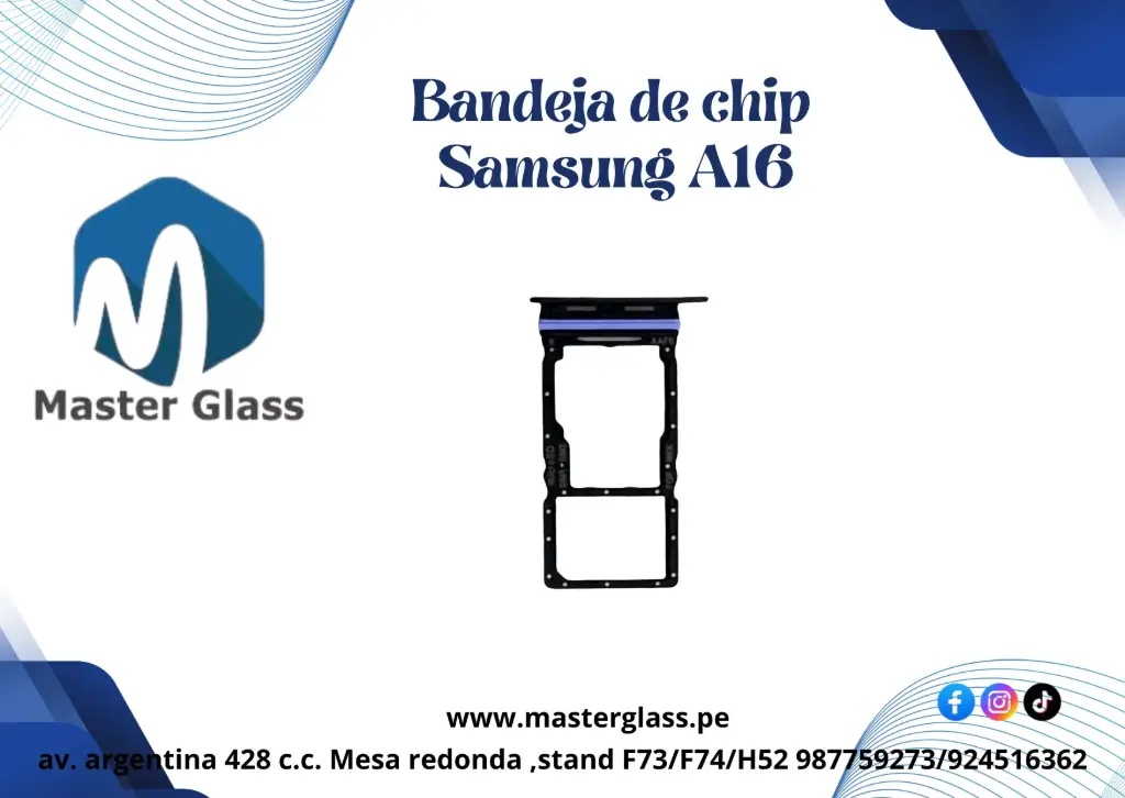Bandeja de Sim Samsung A16