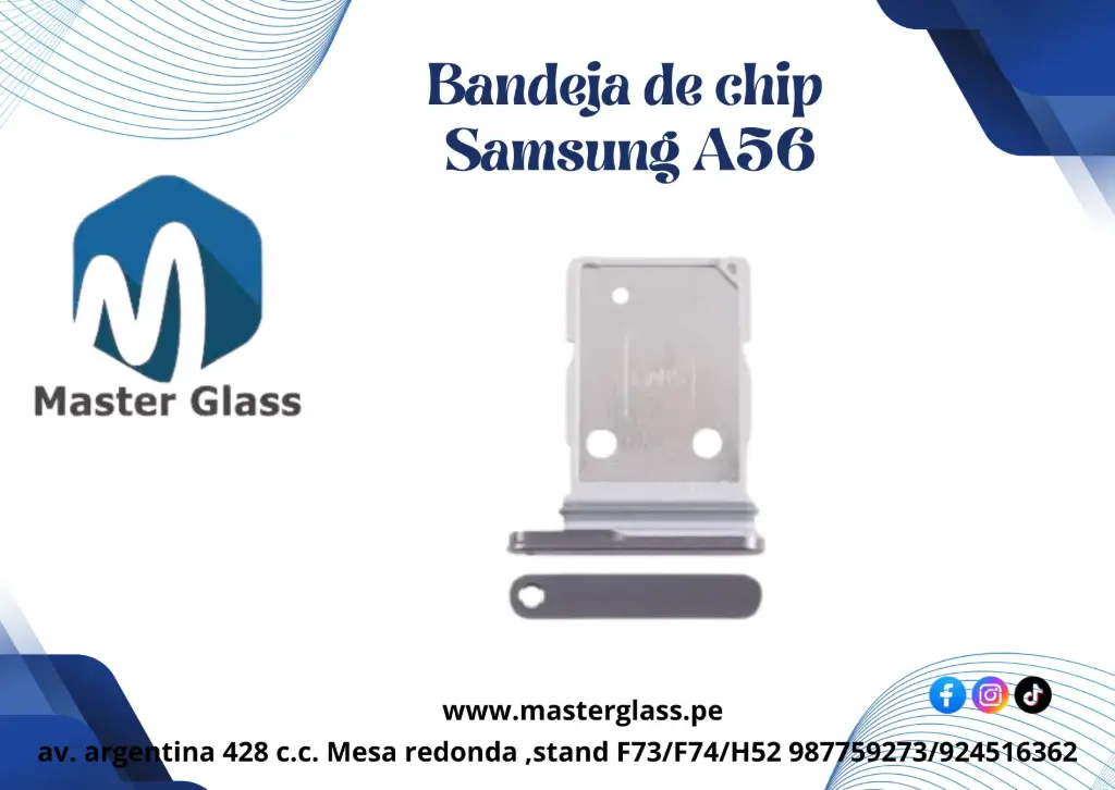 Bandeja de Sim Samsung A56