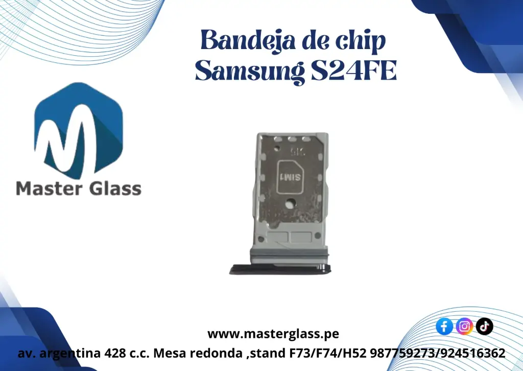 Bandeja de Sim Samsung S24FE (Negro)