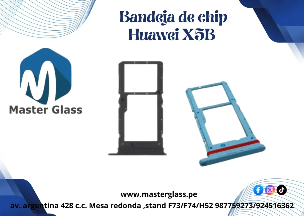 Bandeja de Sim para Huawei Honor X5B (Negro)