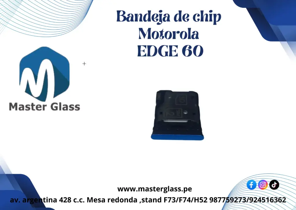 Bandeja de Sim para Motorola EDGE 60