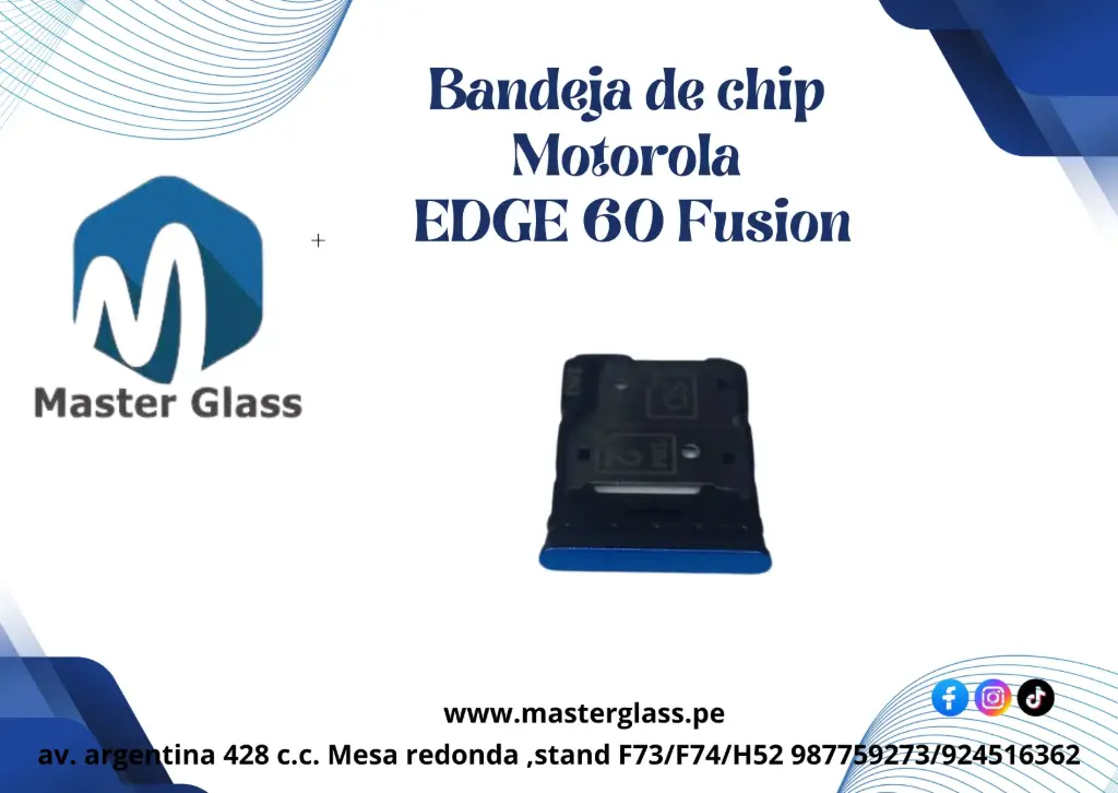 Bandeja de Sim para Motorola EDGE 60 Fusion
