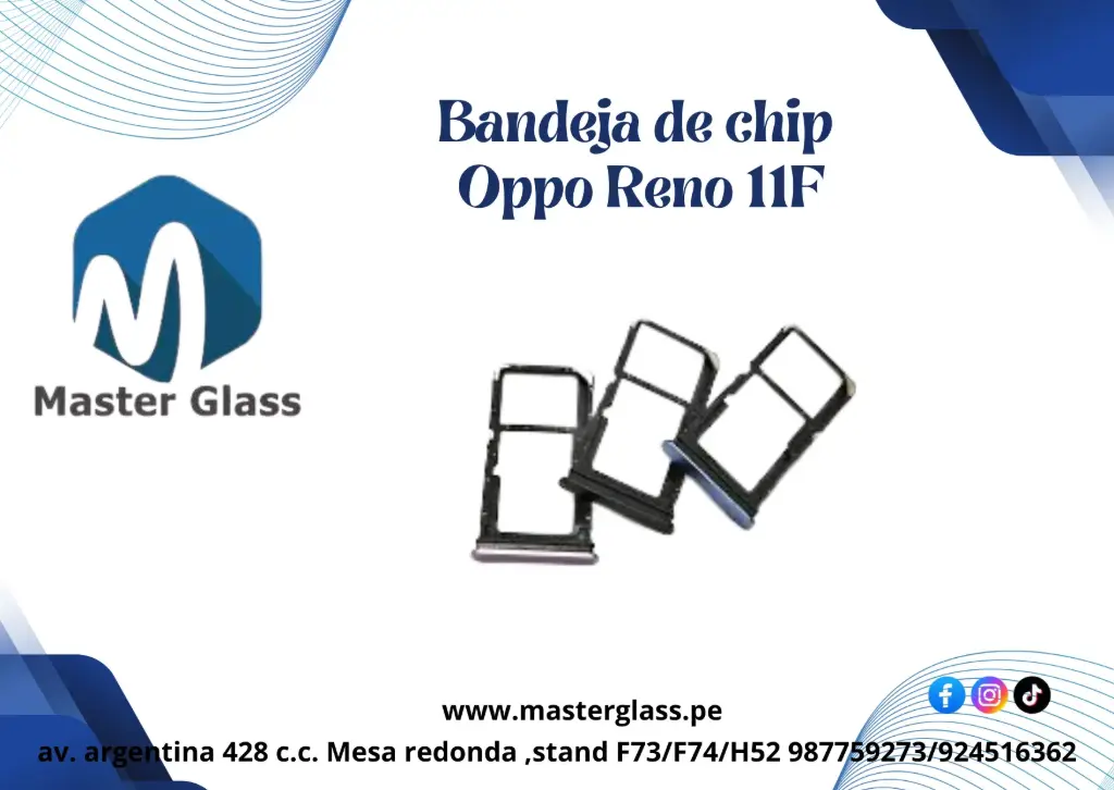 Bandeja de sim Oppo Reno 11F (Rosado)