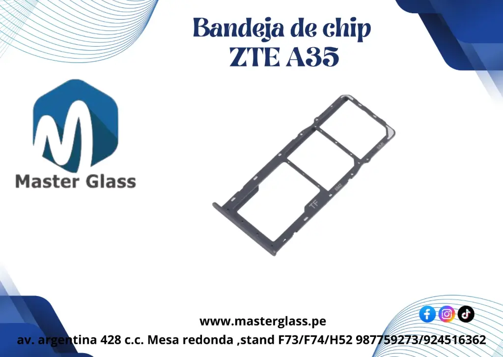 Bandeja de Sim ZTE Blade A35