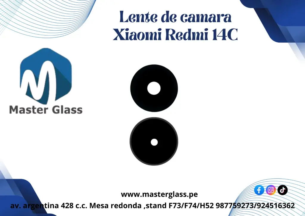 Lente de Cámara Xiaomi Redmi 14C