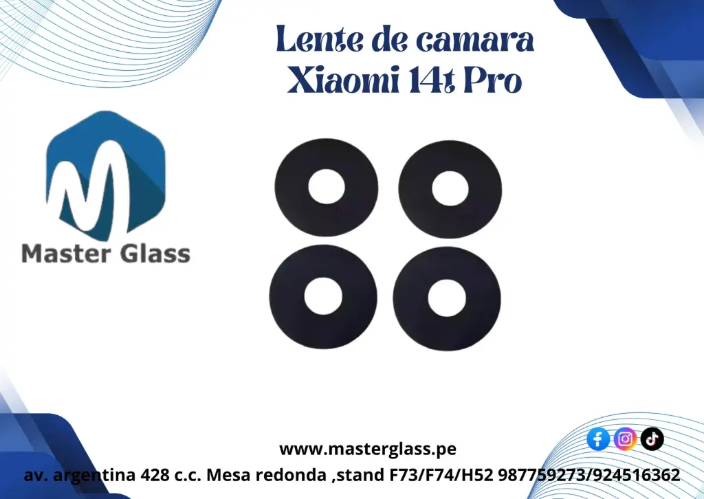Lente de Cámara Xiaomi 14T Pro