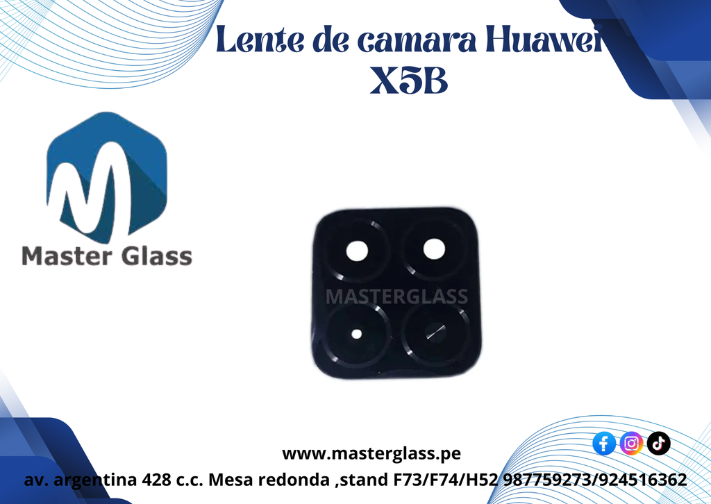 Lente de Cámara Huawei Honor X5B