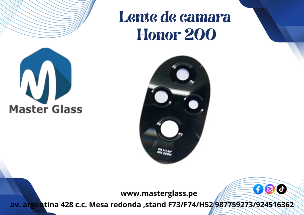 Lente de Cámara Huawei Honor 200