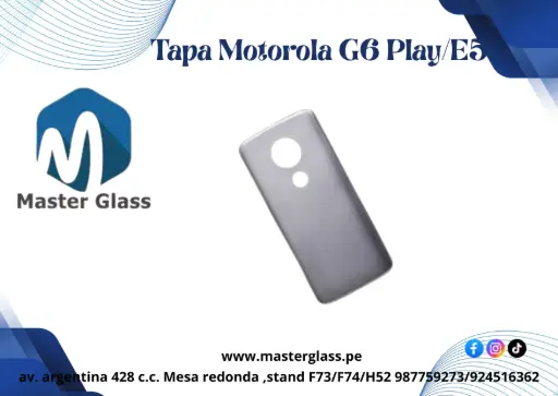 Tapa para Motorola G6 Play / E5