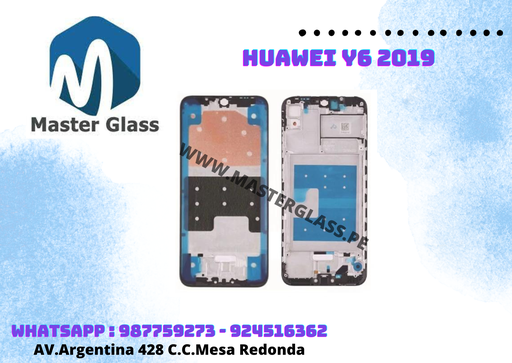 [BHWY62019] Marco Base Frame de LCD Huawei Y6 2019