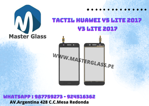 [TACHWY5L] Tactil Huawei Y5 lite 2017 / Y3 lite 2017