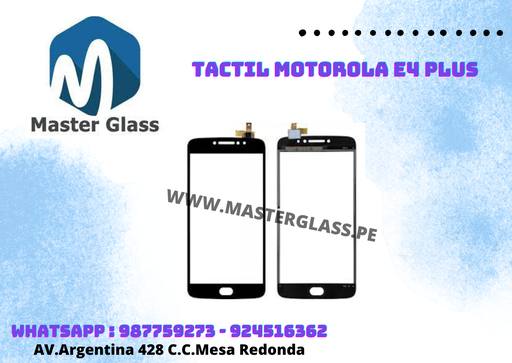 [TACMTE4P] Tactil Motorola E4 Plus