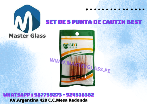 [SPB] Set de 5 Puntas de cautin Best