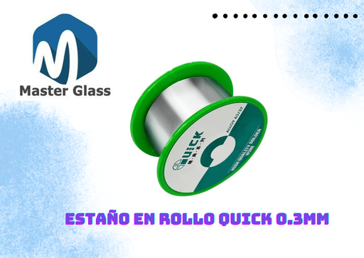 [QUICK] Estaño en rollo Quick 0.3MM