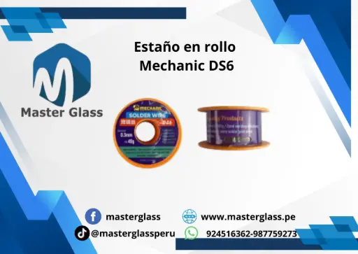 Estaño en rollo Mechanic DS6