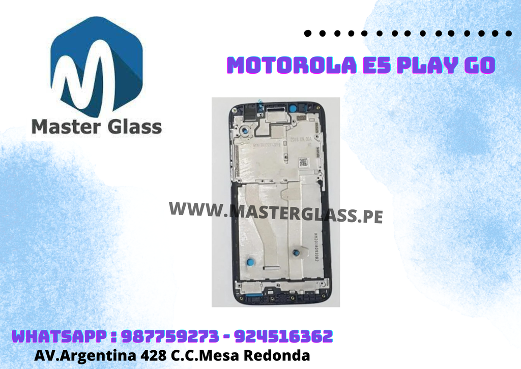 [BMTE5PG] Marco Base Frame Motorola E5 Play Go