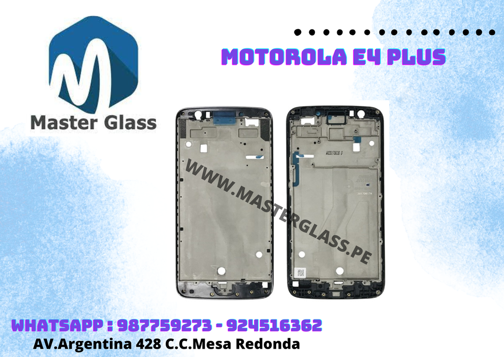 [MMTE4P] Marco Base Frame de LCD Motorola E4 Plus