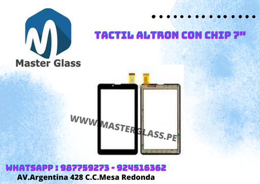 Tactil Altron con chip 7"