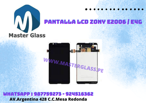 Pantalla LCD Zony E2006 / E4G