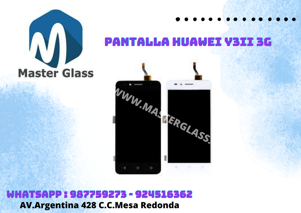 Pantalla LCD Huawei Y3II 3G