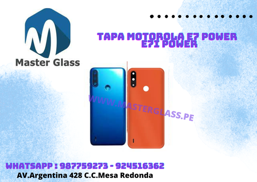 Tapa Motorola E7 Power / E7i Power