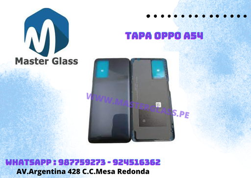 Tapa para Oppo A54