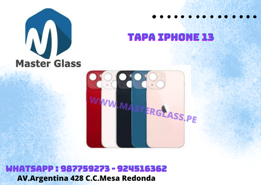Tapa Iphone 13