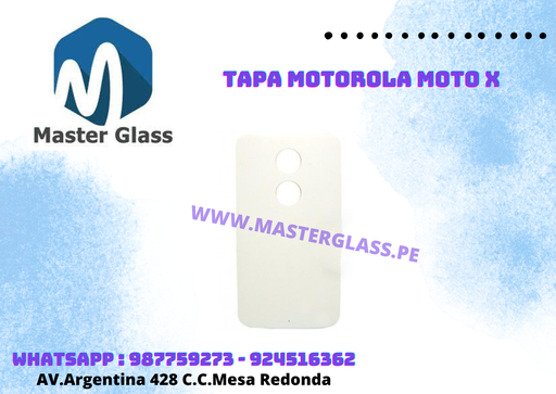 Tapa Motorola Moto X blanco