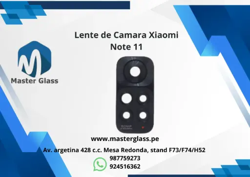 Lente de Camara Xiaomi Note 11 