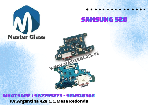 Placa de caga Original de maquina Samsung S20