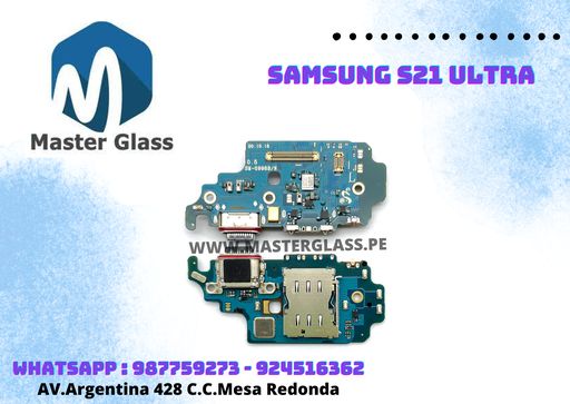 Placa de caga Original de maquina Samsung S21 Ultra G998B/N
