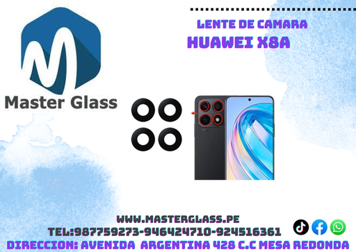 Lente de Cámara Huawei Honor X8A (X4)