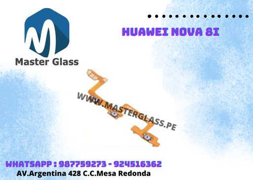 Flex de power o volumen Huawei Nova 8i