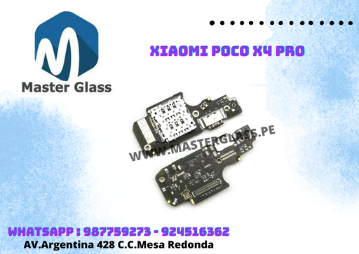 Placa de carga Xiaomi Poco X4 Pro 5G org