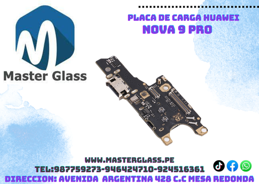 Placa de carga Huawei Nova 9 Pro org