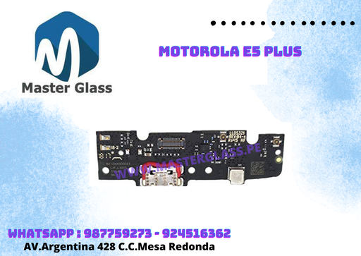 Placa de carga Motorola E5 plus org