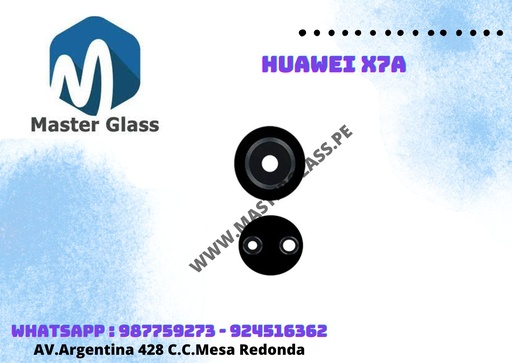 Lente de camara Huawei Honor X7A x2