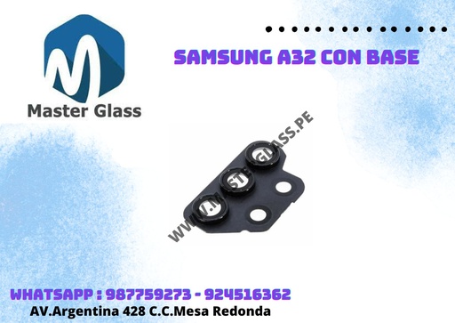 Lente de camara con base Samsung A32