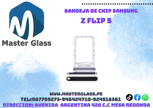 Bandeja de Sim Samsung Z Flip 5