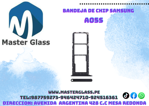 Bandeja de Sim Samsung A05S