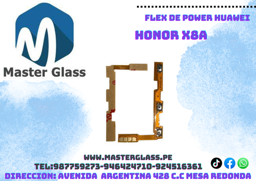 Flex de power y volumen Huawei Honor X8A / X8B